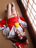 [Cosplay] Reimu Hakurei with dildo and toys - Touhou Project Cosplay(81)